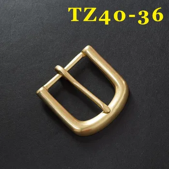 

(TZ 40-36) 1pc 1-1/2'' Vintage Solid Brass Belt Buckle High-quality buckle Leathercraft