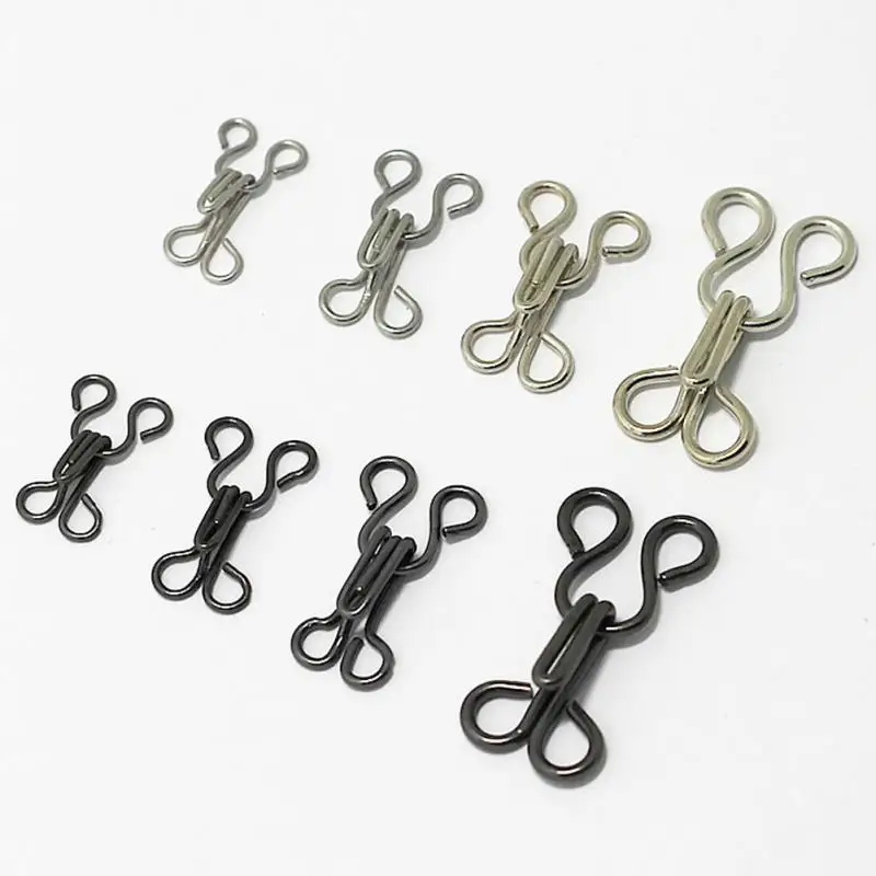 

20 Pcs Invisible Button To Connect Clasp Suitable for Mink Clothing Fur Coats Zinc Alloy Fastener Buckles Combined Button
