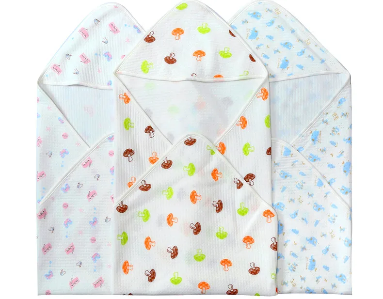 Baby Swaddling Cloth Newborn Thin Style Cotton Blankets Wrapped Baojin