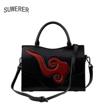 SUWERER пояса из натуральной кожи для женщин сумки для Новинка года Роскошные сумка с текстурой под кожу крокодила бренд сумки женские сумочки женские дизайнерские сумки