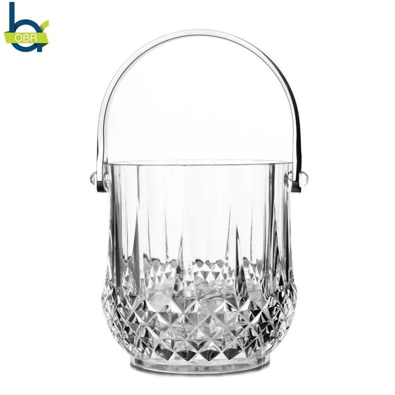 acrylic ice bucket with lid