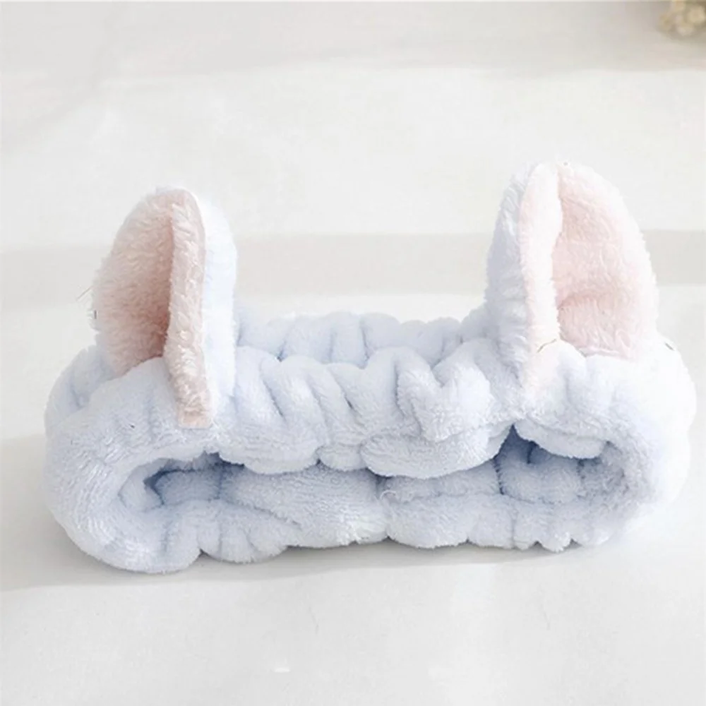 

Lovely Elastic Cat Ears Headband Hairband Headdress Women Girls Makeup Face Clean Washing Spa Head Ornaments Hair Accessories