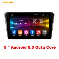 Feeldo 9 дюймов Android 6.0 (64bit) для Peugeot 408 2014-2016 Octa core DDR3 2 г/32 г/FDD 4 г автомобильный DVD GPS Радио головное устройство # am3910