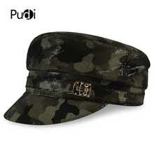HL056 женские и мужские шапки из натуральной кожи, бейсболка, фирменная Новинка, для девочек и мальчиков, Камуфляжный цвет, берет с ремнем, охотничьи шапки