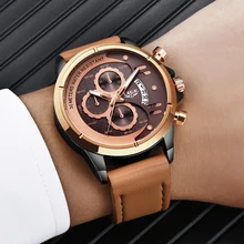 LIGE Business Big Dial Watch Men Sport Quartz Clock Mens Watches Top Brand Luxury Waterproof Leather Watches Relogio Masculino lige watch men sport quartz wristwatches leather mens watches top brand luxury waterproof business watch man relogio masculino