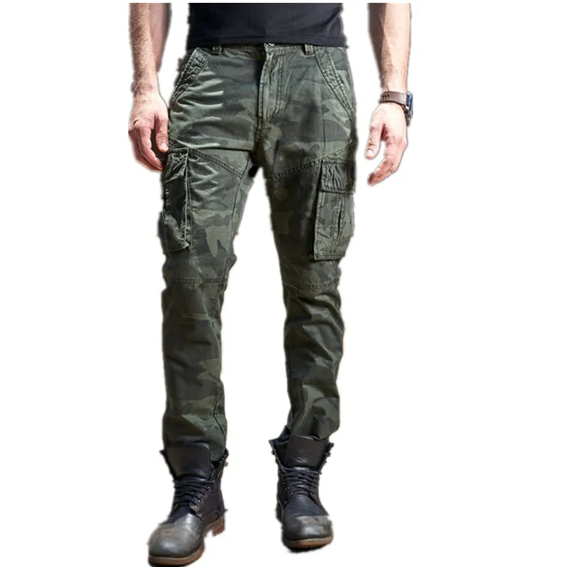 Мужские sTactical Military камуфляжные тренировочные брюки многокарманные брюки мужские камуфляжные армейские брюки-карго камуфляжные брюки