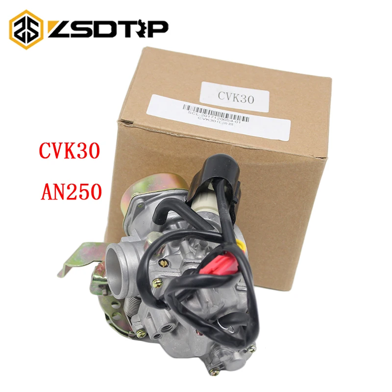 ZSDTRP мотоцикл CVK30 карбюратор для Linhai 260 Скутер ATV двигатель с электрическим подогревом карбюратор для Yamaha Majesty 250 CV