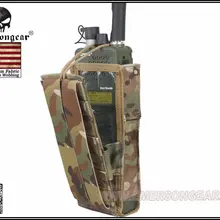 Emerson Шестерни PRC148/152 камуфлированный чехол для переносной радиостанции чехол охота боевое снаряжение для страйкбола Molle EM8350 подлинные мультикамы черный AOR хаки