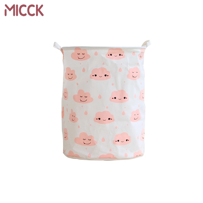 

MICCK Simple Waterproof Laundry Baskets Kids Toy Creative Storage Basket Home Decoration Driety Clothes Sundries Organizer Box