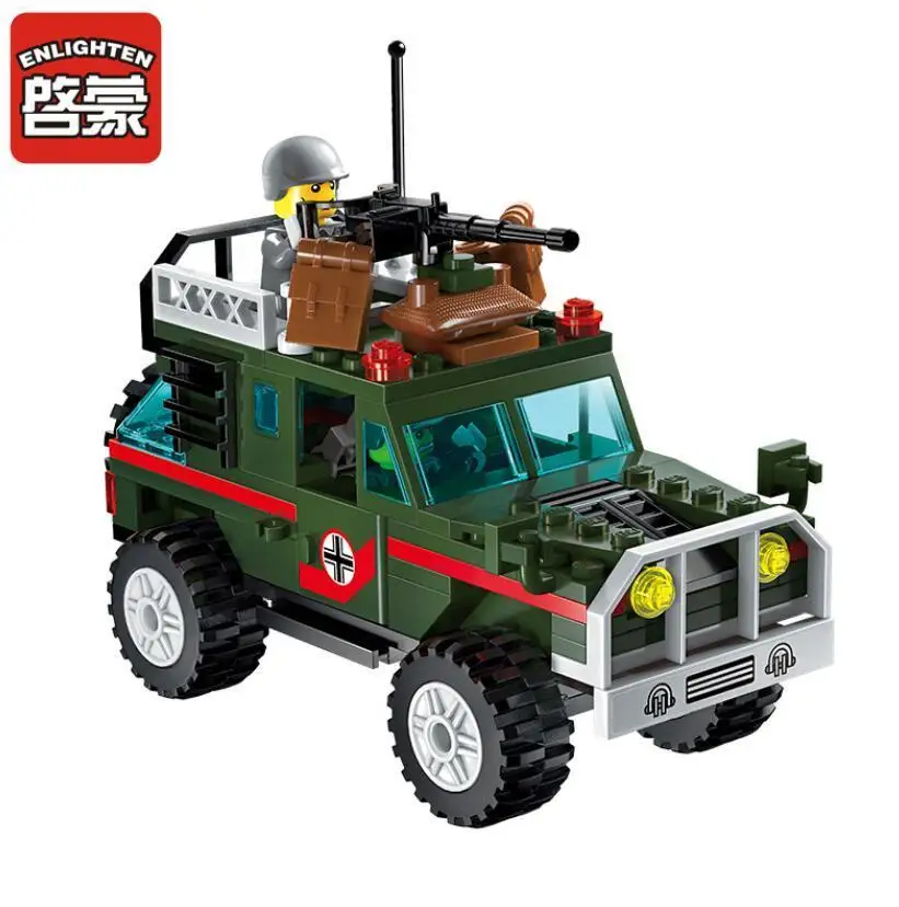 241 шт. просветить Кирпич Battlefield серии Air Raid вооруженных Building Block Устанавливает
