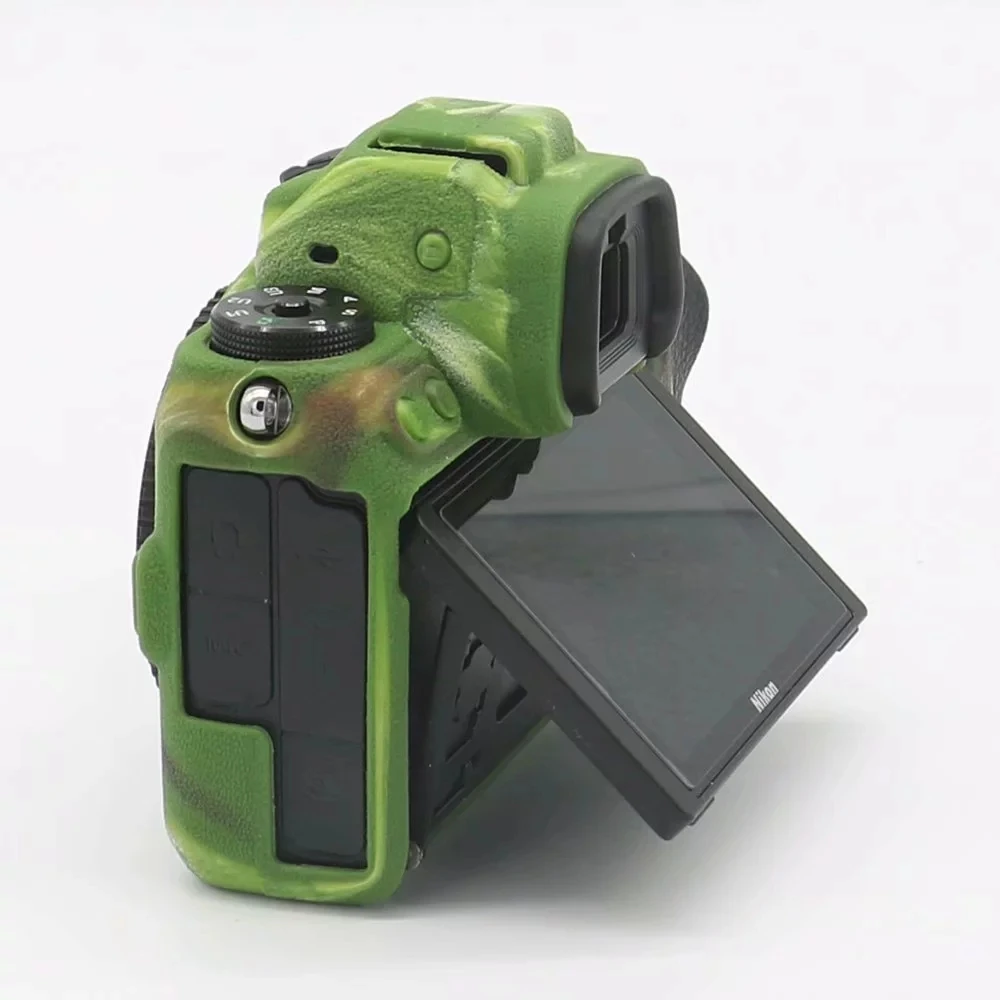 Z6/Z7 сумка для камеры Мягкий силиконовый чехол Защитная сумка для камеры для nikon Z6 Z7 резиновая крышка с отверстием для аккумулятора