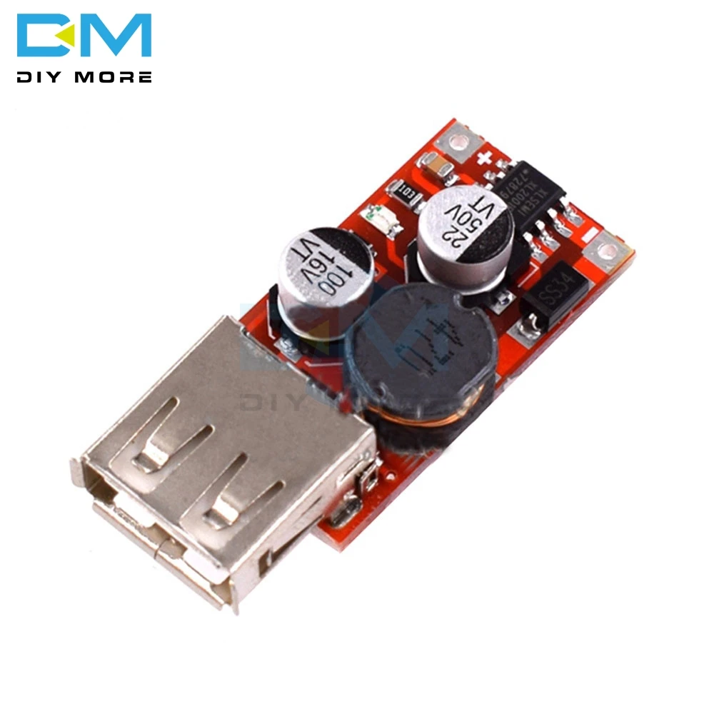 

9V/12V/24V to 5V DC-DC Step Down Car Charging Car Charger 3A Output USB Module Diy Electronic Diy Kit Pcb Board