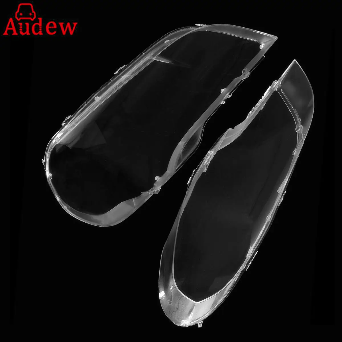 

1Pair Car Headlight Clear Lens Headlight Cover Left Right Lampshade Bright Clear Lamp Shell Car Styling For BMW 2008-2013 X5 E70