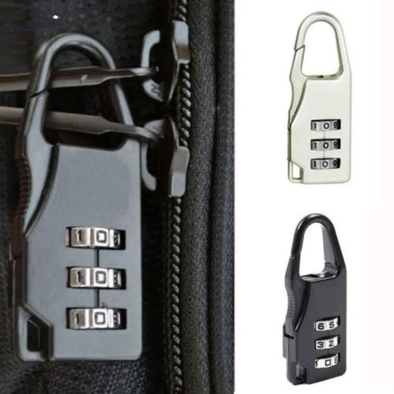 

ISKYBOB Mini Padlock Travel Suitcase Luggage Security Password Lock 3 Digit Combination