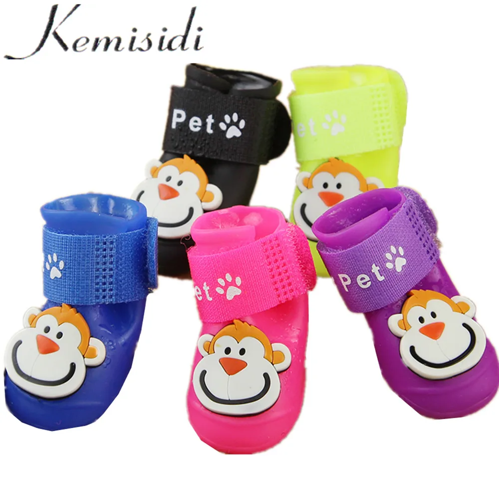 Buy KEMISIDI 2017 Monkey Pattern WaterProof Dog Shoes