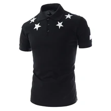 Zogaa бренд geek Летняя мужская рубашка поло модный короткий рукав поло рубашка мужская с принтом звезды хлопковый Повседневный для мужчин поло рубашки