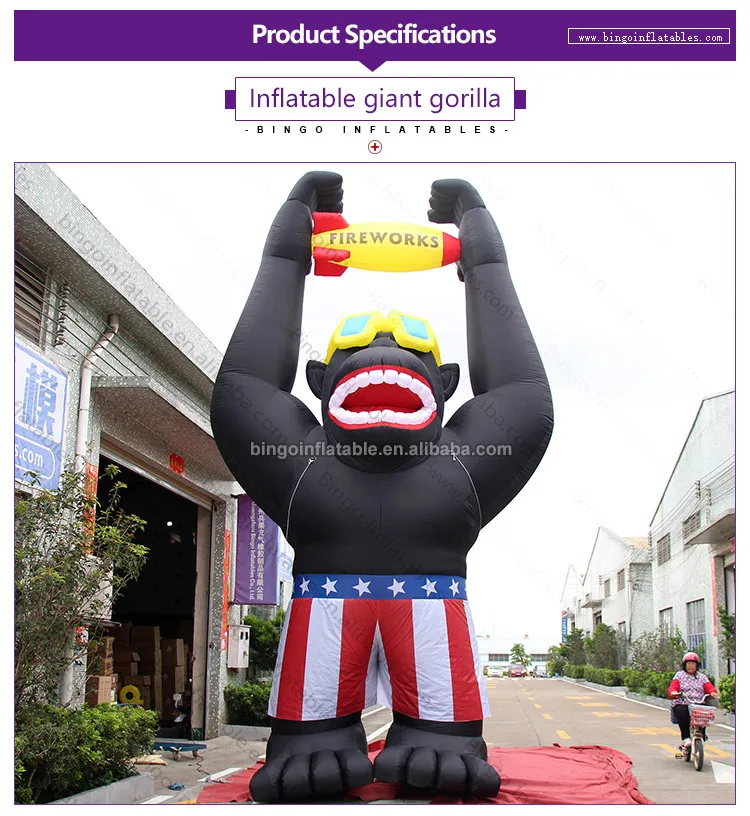 BG-C0181-Inflatable giant gorilla_1