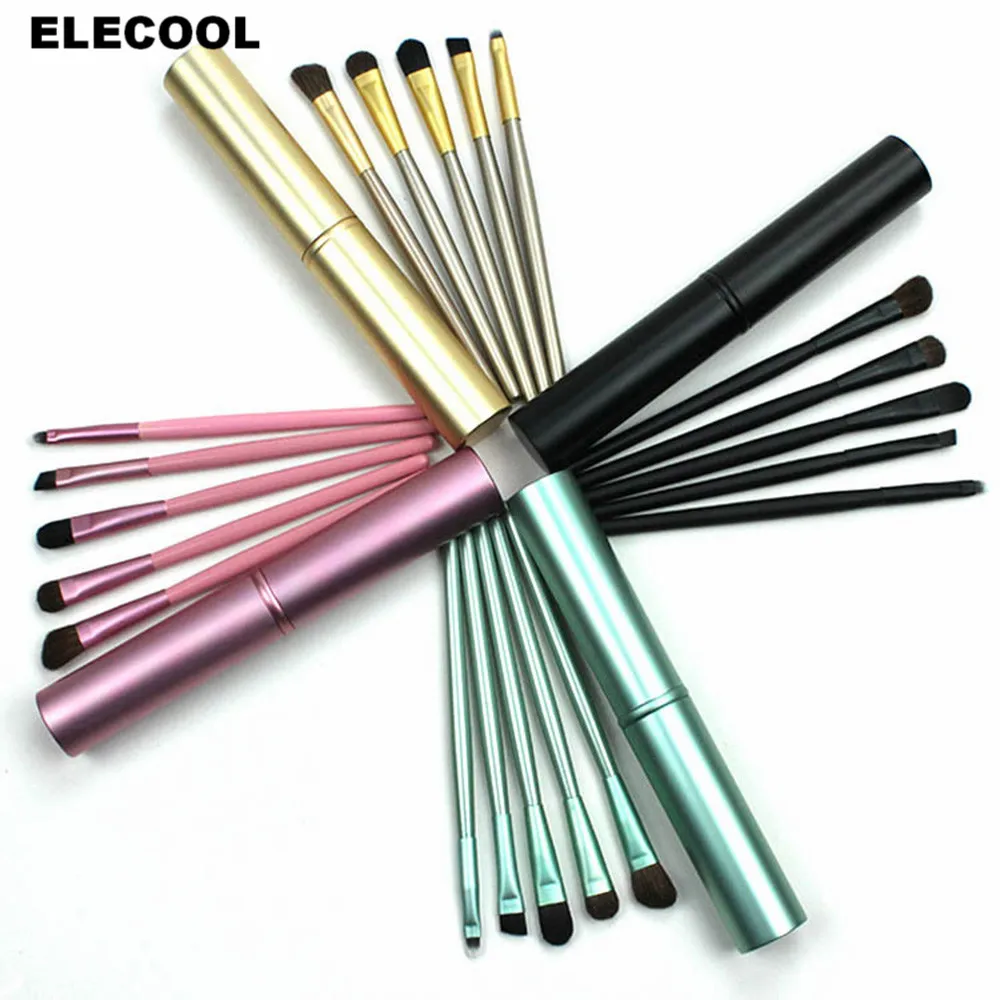 Набор кистей для макияжа ELECOOL 5 шт. набор теней бровей основы век косметики pincel
