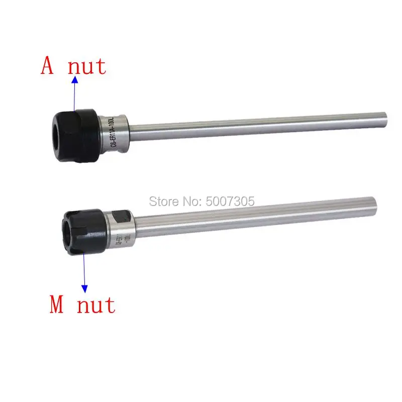 

1PCS C6 ER8 deep processing CNC straight shank extension rod C8 ER11 C10 ER16 100L 150L collet chuck for CNC milling