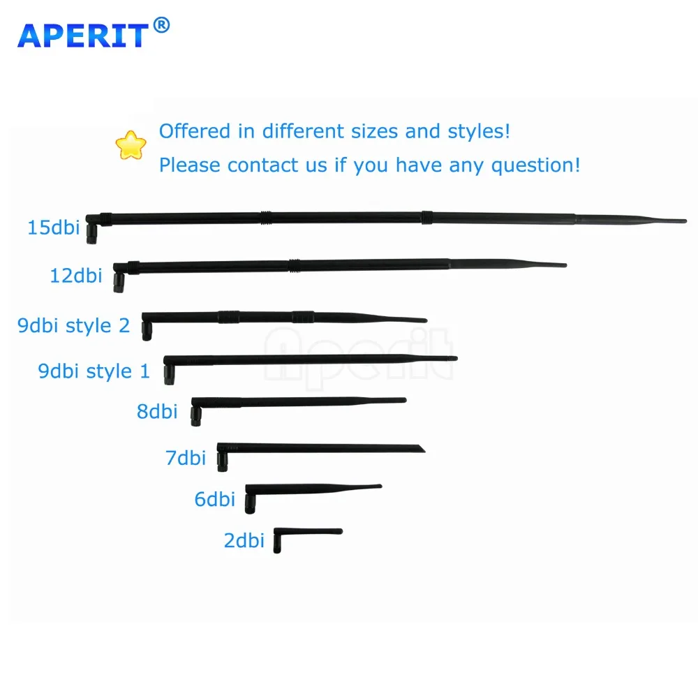2 9dBi RP-SMA Antennas for ZyXEL N Access Point WAP3205 USA
