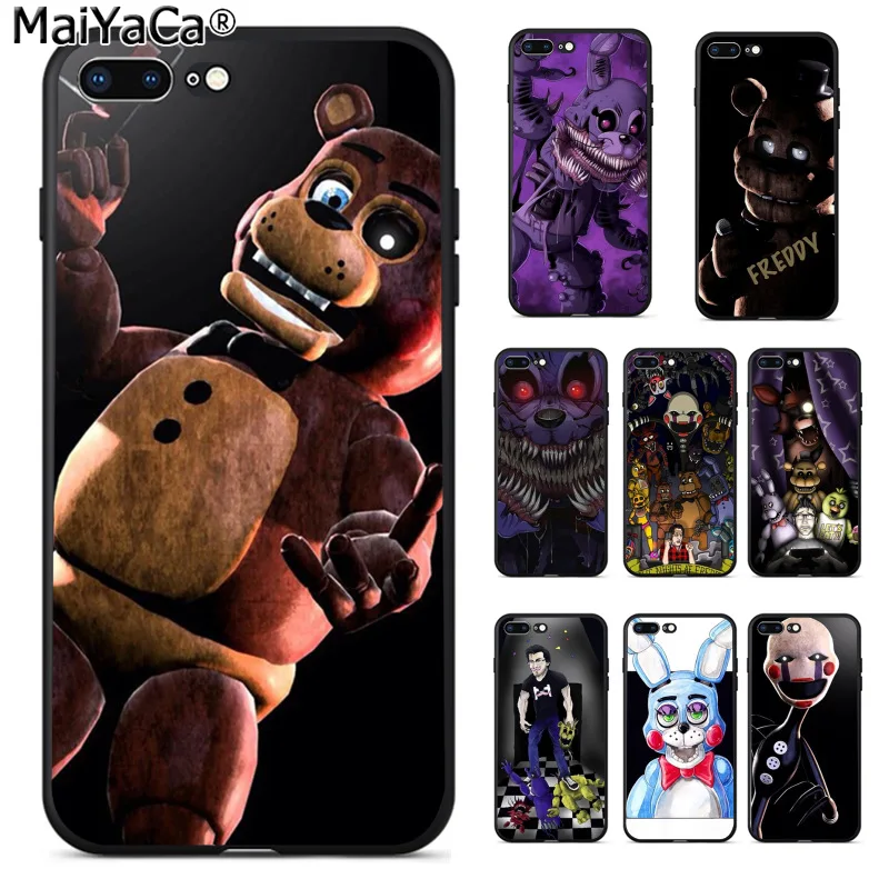 

MaiYaCa five nights at freddy's fnaf freddy Colorful Phone Case for iphone 11 pro 8 7 66S Plus X 55S SE XS XR XS MAX