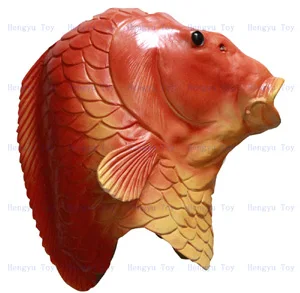 

Funny Halloween Latex Cute Masquerade Rubber Golden Fish Mask