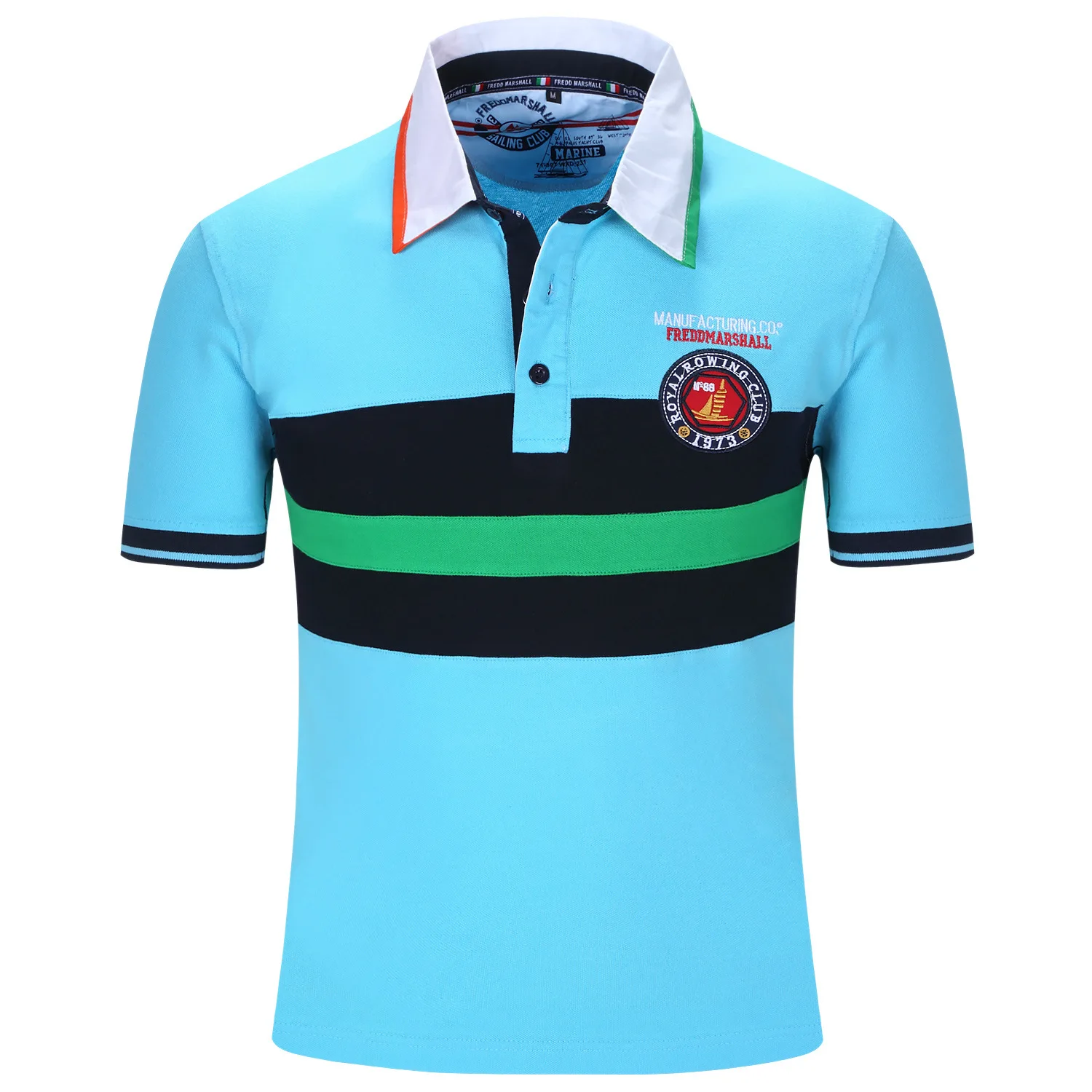 Euro Size M XXL Designer Brands Mens POLO Shirts Fredd Marshall Fashion