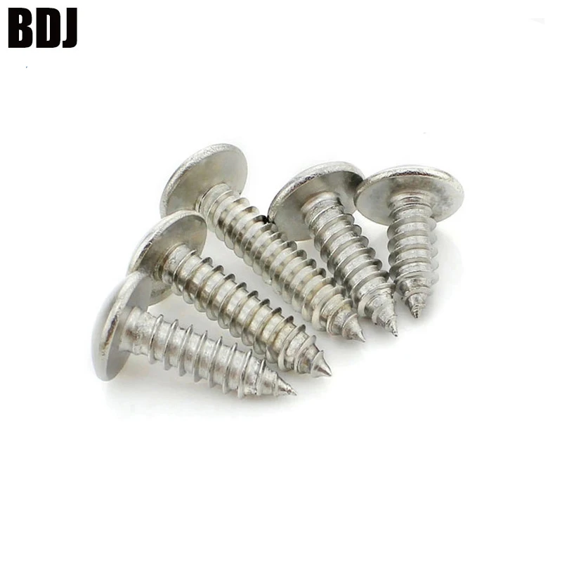 Самонарезающие винты JISB1122T M3 M3.5 M4 M4.2 M5 304 из нержавеющей стали с плоской головкой