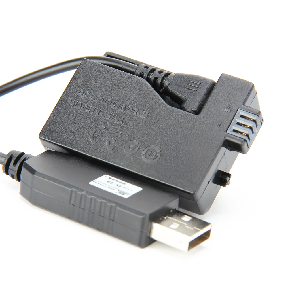 Фото 5V USB ACK-E5 кабель питания адаптер LP-E5 муляж батарея DR-E5 DC муфта захват для Canon EOS 450D 500D 1000D XS XSi T1i №4