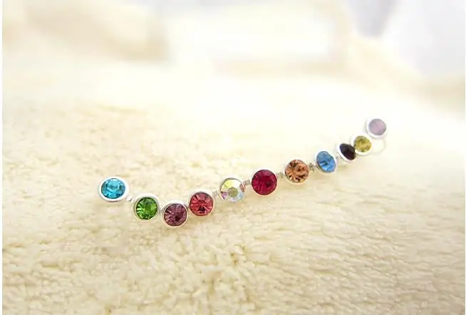 2018 горячая Распродажа Красочные Кафф oorbellen серьги клипсы ohrringe bijoux femme букле г oreille