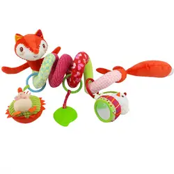 Мульти-стиль Мягкий 0-12 месяцев Детские игрушки кровать со змеевиком и переносное детское кресло висит развивающие погремушки, игрушки для