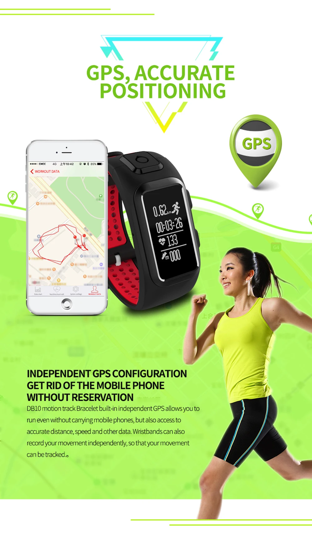 Smart band gps умный Браслет ip68 Водонепроницаемый Sport Band Смарт-фитнес трекер активности Фитнес пульсометр