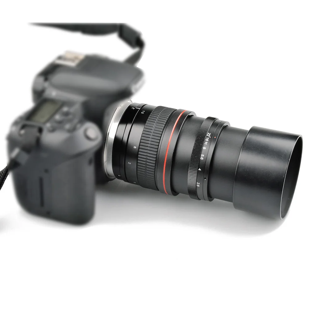 Lighdow 135 мм F2.8 телефото объектив с фиксированным фокусным расстоянием для цифровой однообъективной зеркальной камеры Canon EOS 1300D 6D 6DII 7DII 77D 760D 800D 60D 70D 80D 5DIV 5diii Nikon цифровых зеркальных камер