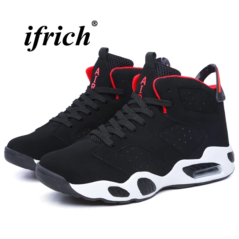 

Man Basketball Shoes Air Autumn Winter Mens High Top Sneakers Black White Trainers Shoes Men Comfortable Sport Shoes Male