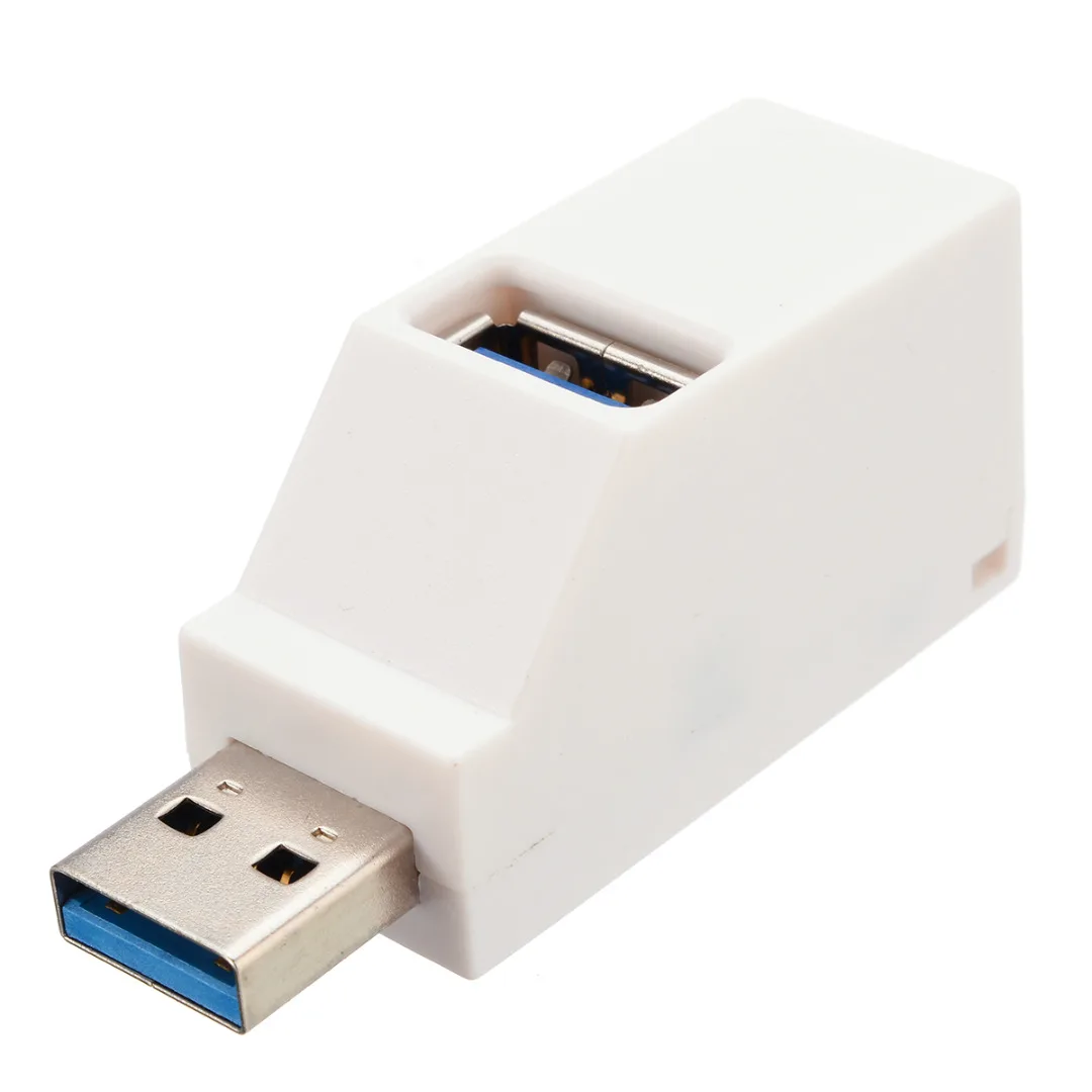 Universal Mini 3 Ports USB 3.0 Hub Hub High Speed Data Transfer Splitter Box Portable USB 3.0 Hub Adapter For PC Laptop MacBook
