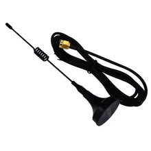 10 шт./лот 433 МГц 3dBi антенна SMA Мужская головка обжимной 1,5 м кабель магнитное основание