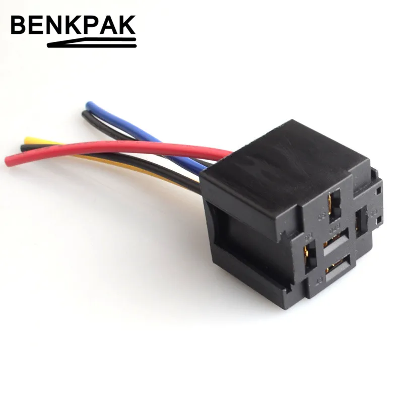 5P auto relay 6.3mm socket Connector For 12V 24V auto relayin Relays