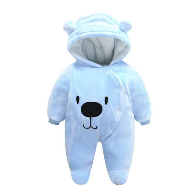

Hooded Baby Winter Clothes Toddler Romper Long Sleeve Onesie Baby Tiny Cotton Baby Jumpsuit 0-12 Months