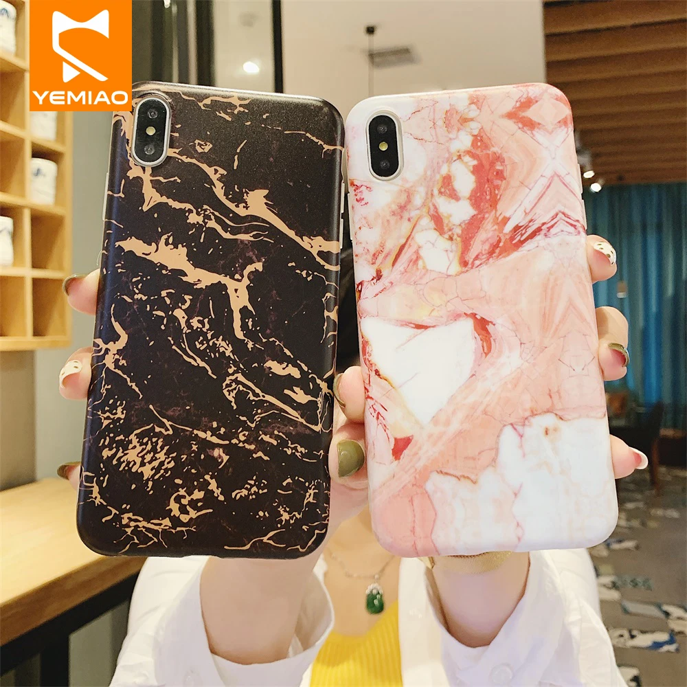Роскошный Мраморный чехол для телефона iPhone X XS Max XR 7 8 Plus силиконовый тонкий