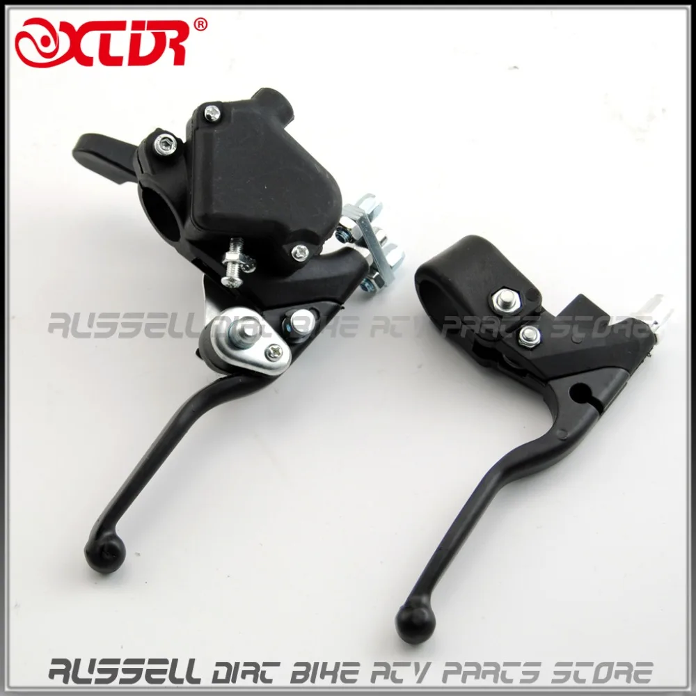 Brake Clutch Lever Double cable 49/50cc 70cc ATV Quad Buggy Go Kart Bikebike bikebike