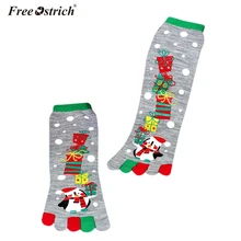 Женские носки со страусом, Женский Рождественский носок для подарков, зимние милые шерстяные 3d женские сумасшедшие носки, женские теплые носки с животными N30