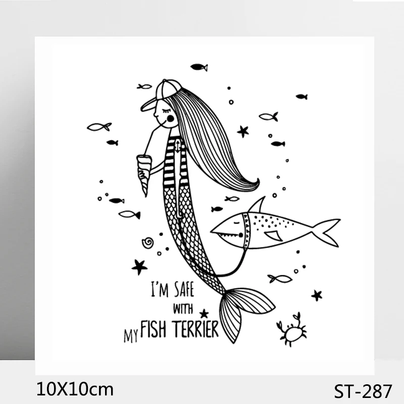 ZhuoAng Mermaid Сказочная печать для самостоятельного скрапбукинга фотоальбом