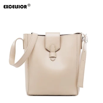 

EXCELSIOR New Women's Composite Bags PU Leather Crossbody Bags for Women 2020 Big Capacity Bucket Bags Sac a Main