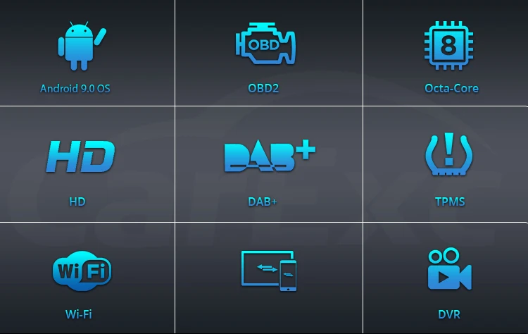 Top Android 9.0 Octa Cores Car Radio Stereo System For Porsche Cayenne 2003-2010 With Canbus Wifi GPS Navigation Radio Carplay 15