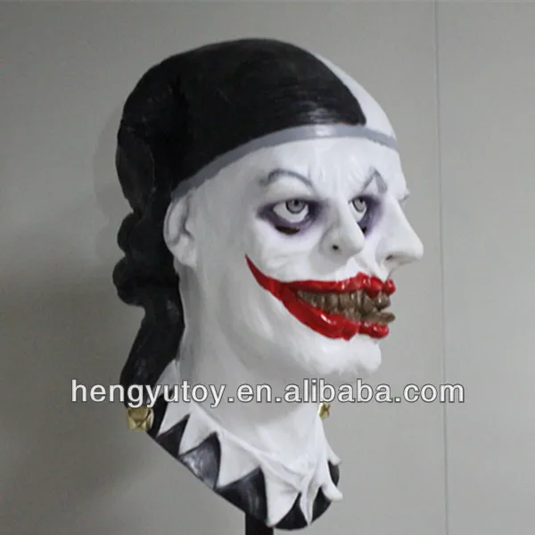 Top Grade 100 Latex Horror Realistic Two face Masks Latex For