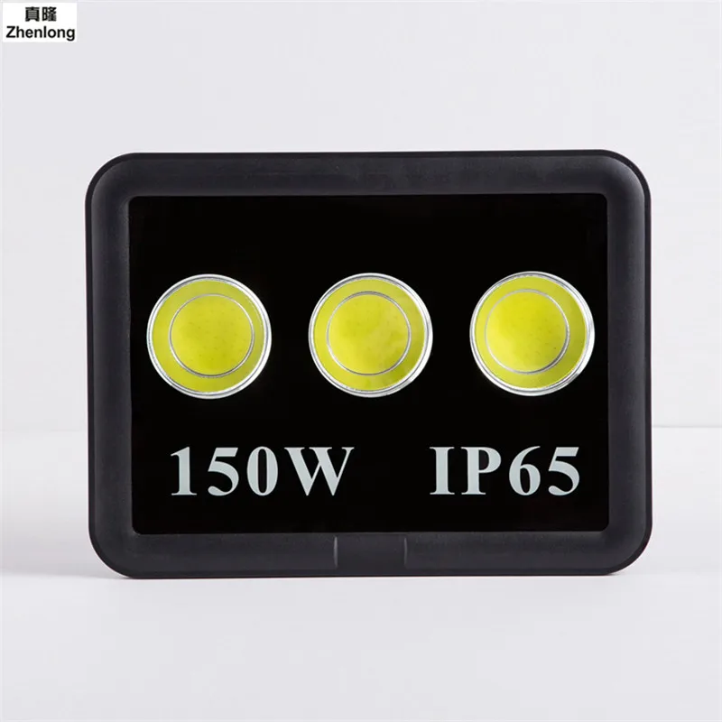 

LED Floodlight 150W Outdoor Spotlight Flood Light AC85-265V Waterproof IP65 Professional Lighting Lamp Lens High Power Aluminum