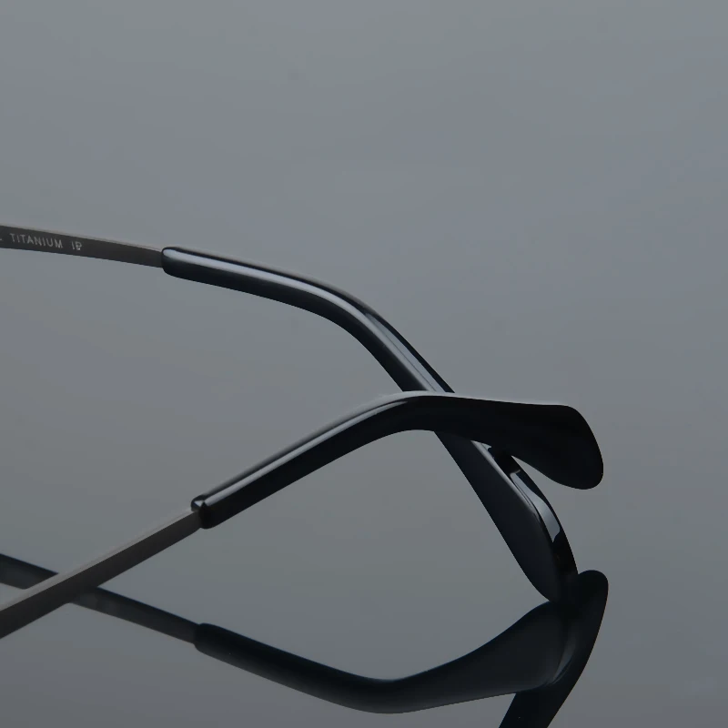 Brillen Titanium Spektakel randlose Business Heißer Xinze Männer Rahmen Brille Halb Myopie Semi Presbyopie Mode RZ5x1I