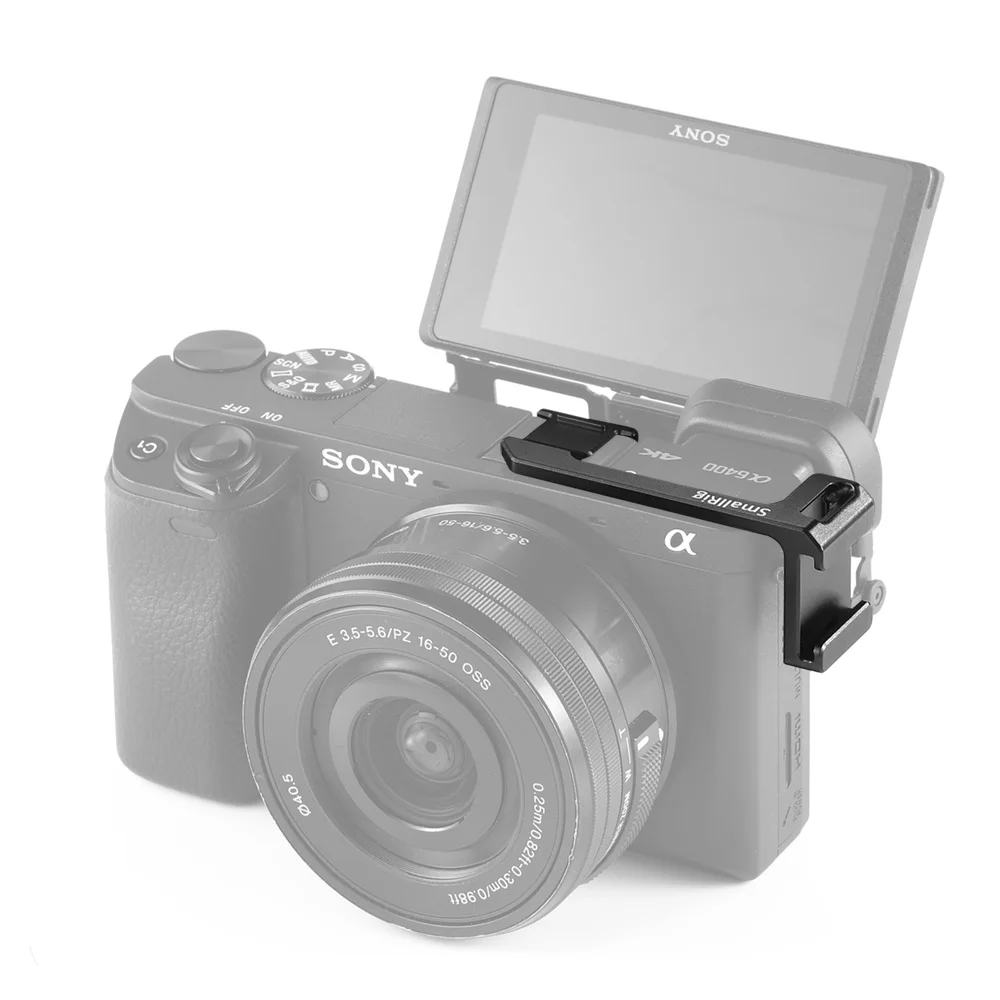 Адаптер для холодного башмака SmallRig(левая сторона) для sony A6000/A6300/A6400/A6500 быстросъемное крепление для холодного башмака для крепления микрофона-2342