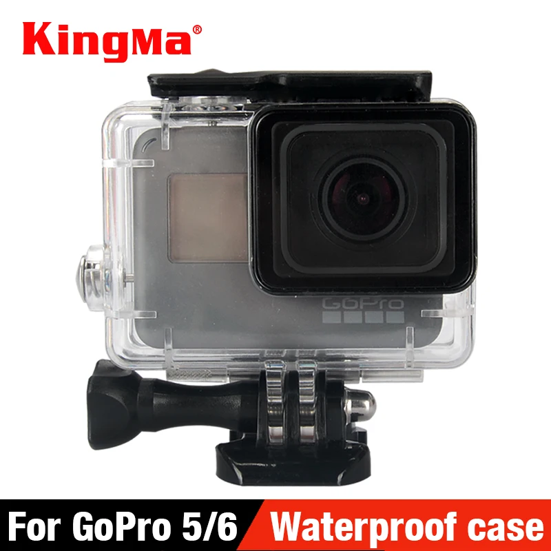 KingMa 40 м подводный водонепроницаемый чехол для GoPro Hero 5 черный Gopro 6 камера Дайвинг