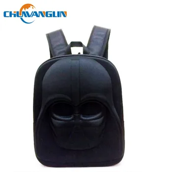 

Chuwanglin Star Wars Stormtrooper Darth Vader Helmet 3D Moulded Backpack School backpack Travel Bag laptop bag LJY12191